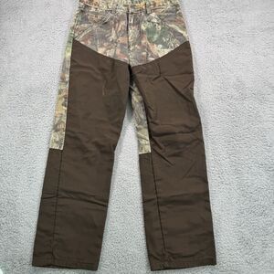 Wrangler Pro Gear Brush Guard Pants Mens 32x30 Camouflage Outdoors Hunting